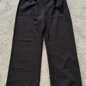 Abercrombie & Fitch Black Wide Leg Pants